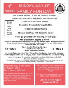 4th Annual Family Fun Day @ Mark B.'s House | North Vernon | Indiana | United States