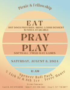 Eat Pray Play @ Spencer Ball Park | Terre Haute | Indiana | United States